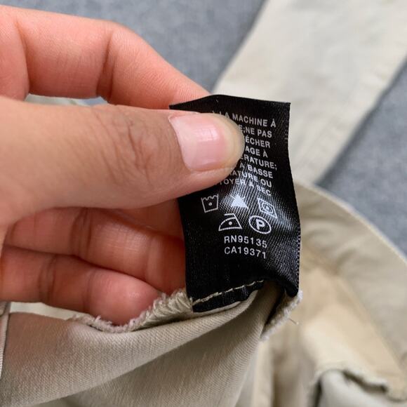 Lafayette 148 NY Pants Womens 2 Khaki Cotton Blend Stretch Straight Zip Fly - Picture 8 of 11